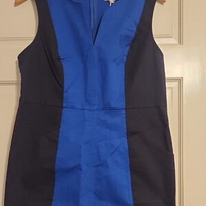 Boden Blue and Black Mini Dress